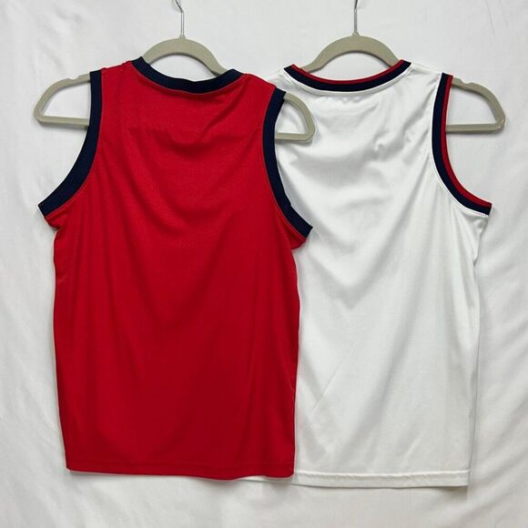 All In Motion Sleeveless USA Tank Tops 2-Pack XL (14)‎ Red & White Americana - Picture 2 of 6